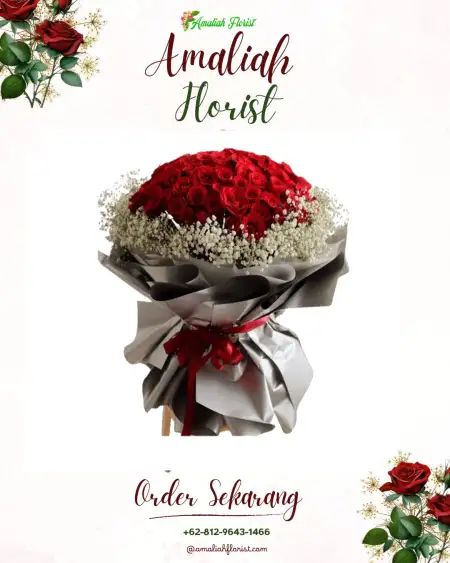 Buket Bunga Cahaya Mas