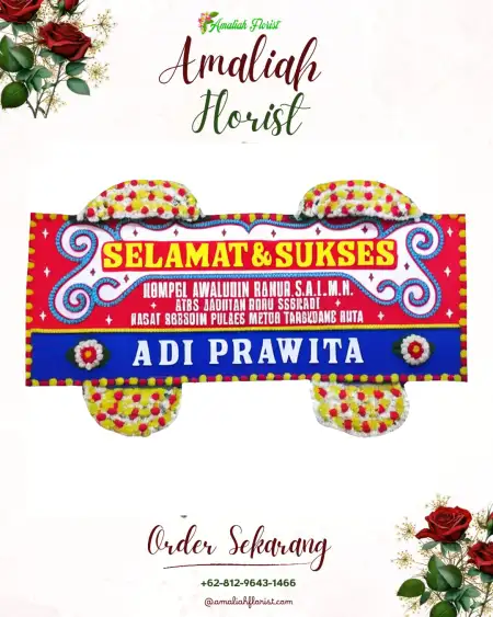 Papan Bunga Ucapan Selamat Cahaya Mas